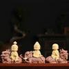Keramik Buddha Sakyamuni Guanyin Ksitigarbha Statue Handbemalt Keramik Buddha Statue Feng Shui Reichtum & Frieden Heimdekor