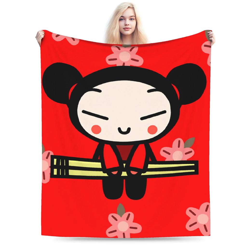 Puccas Soft Blanket Kids Plush Bedding Throws Fluffy Bedroom Flannel Bedspread Sofa Bed Cover
