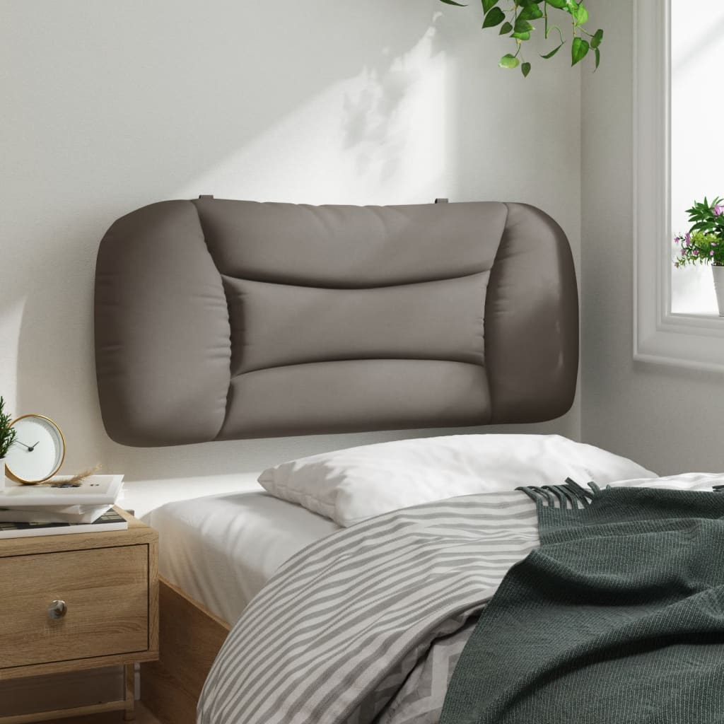 Vidaxl Headboard Pillow, Taupe Color, 80 Cm, Fabric