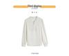 Elegant 2025 Spring Chiffon Blouse with Traditional Chinese Frog Button and Heavy Embroidery for Women