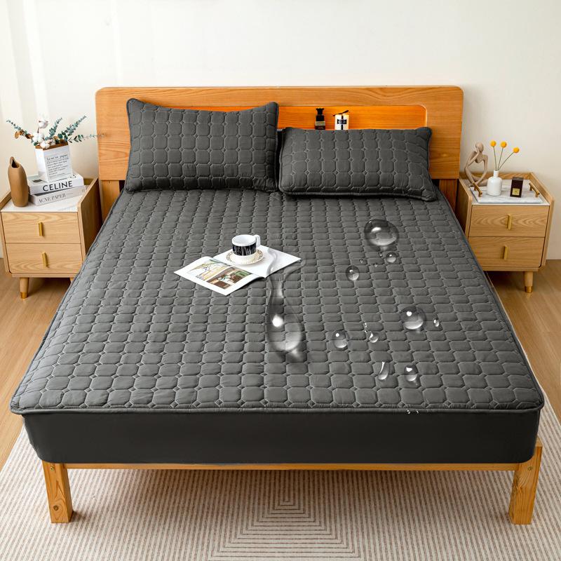 Grenzüberschreitende, gesteppte, wasserdichte Isolierunterlage, Spannbettlaken, Bettbezug, Außenhandel, verdickter Simmons-Schutzbezug, Matratzenbettwäsche