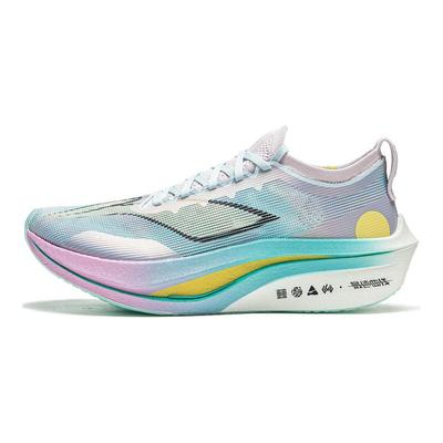 Li Ning Fei Dian 4 Elite Cotton Candy Carbonplatte Dämpfung Hohe Rückfederung Rutschfest Abriebfest Atmungsaktiv Low-Top Laufschuhe ARMU007-11