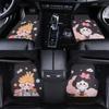 Universal Cartoon Car Interior Foot Mats - Scratch & Wear Resistant Set