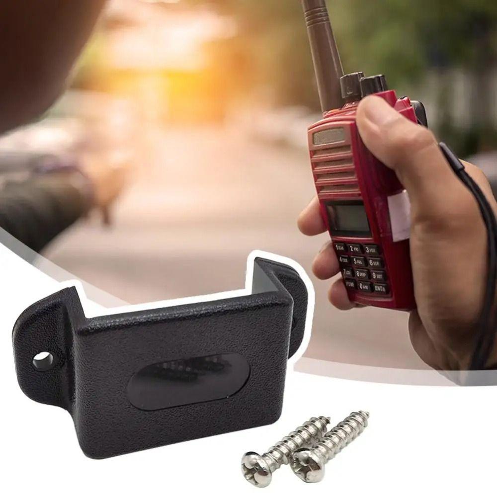 Uniwersalny Uchwyt do Interkomu Samochodowego Śruba Mocowanie Radio Uchwyt do Walkie-Talkie Przenośny Motoryzacyjny