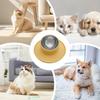 No Tip Pet Water Bowl Silicone Stainless Steel Anti Slip Dispenser Spill Proof Puppy Drinking Bowl For Travel Indoor Kennel