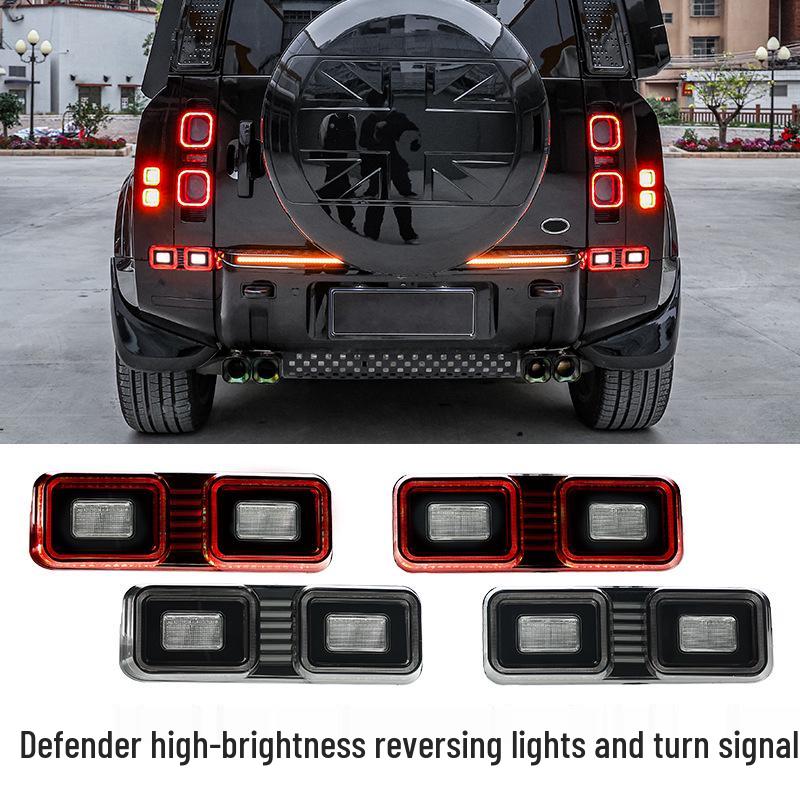 High-Brightness LED Lights for Rear Bumper, Reverse, Driving, and Turn Signals - Fits 2020-2025 Land Rover Defender.