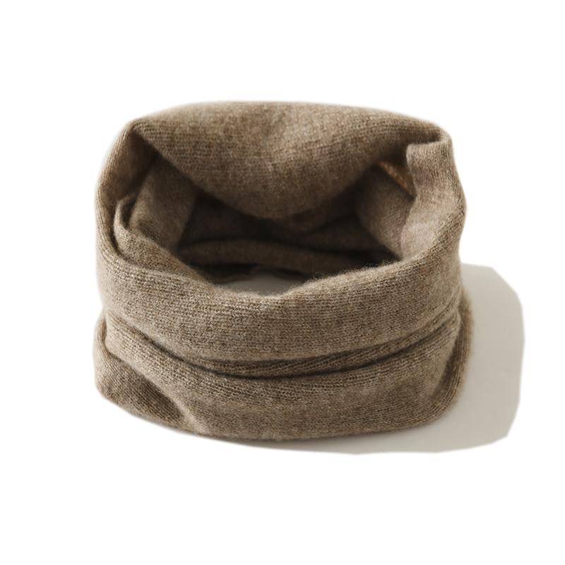 Alashan 100% Cashmere Small Scarf for Men, Autumn and Winter Knitted Warm Neck Warmer Scarf for Women, Versatile Neck Cover