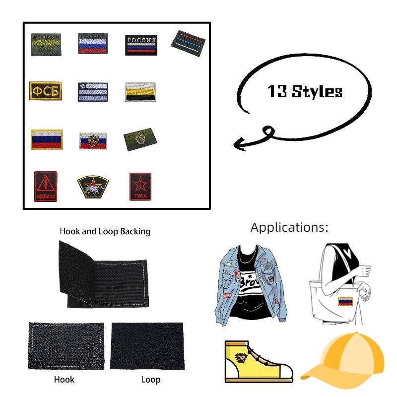 Emblem Velcro Fsb Embroidery Arm Patch Clothing Backpack Decoration Accessories