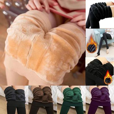 Neue Winter frauen Leggings Hohe Elastische Taille Plus Samt Verdicken Leggings Warme Hosen Kaschmir Hosen