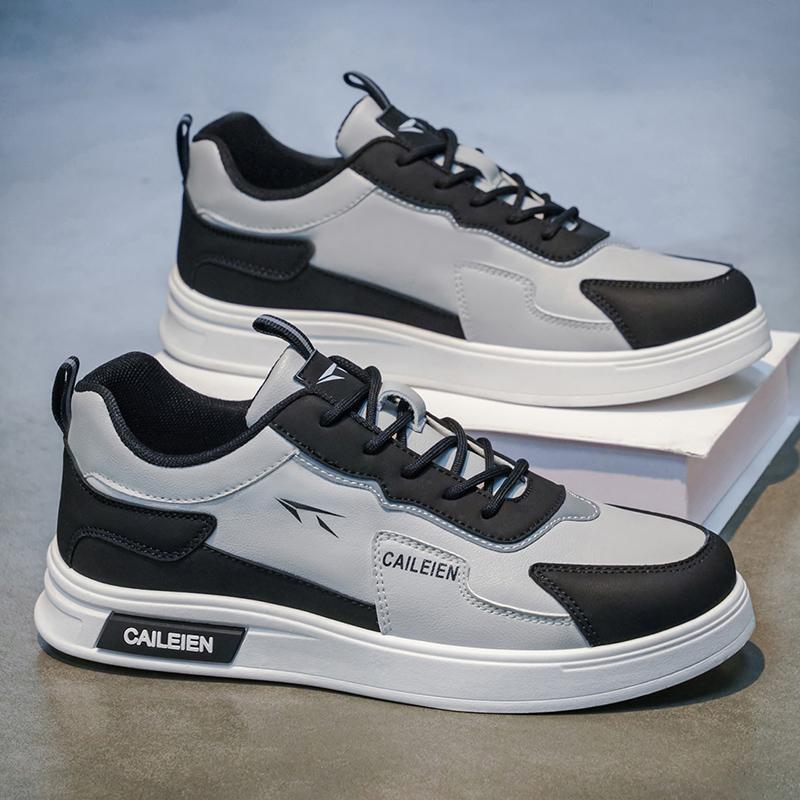 

Fashion Men’s Casual Shoes Platform Comfortable Board Shoes Thick Bottom Walking Sneakers 44 сірий