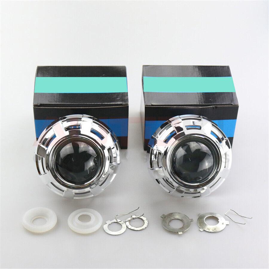 

2 шт. 3 Hid Bi-Xenon Проекторные линзы и бленды H1 H4 H7 Модернизация фар RHD