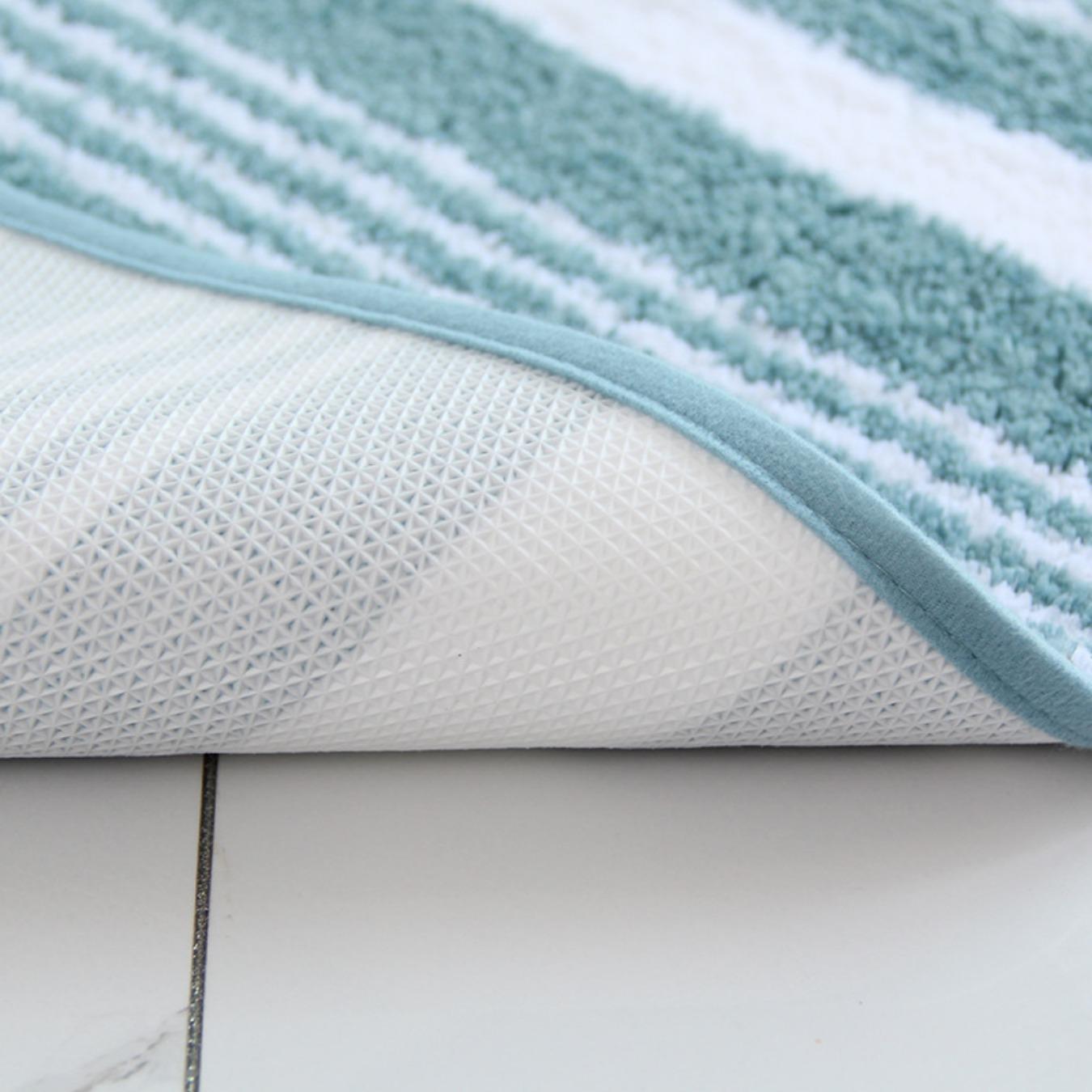 Коралловый флисовый тисненый коврик для ванной комнаты из кашемира — фото 11