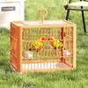 Ventilated Villa Bird Cage for Indoor and Outdoor Use Large Bird Cage with Feeder Perch for Budgies Canarys