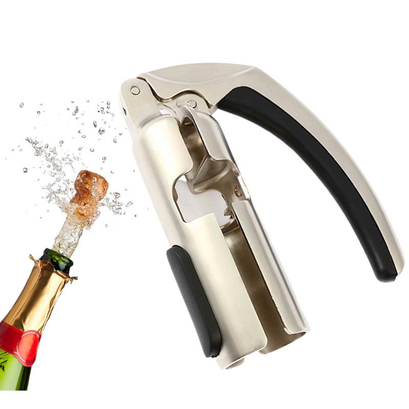 Professional Champagne Corkscrew New Wine Bottle Opener Sparkling Wine Cork Puller Home Bar Champagne Corkscrew Kitchen Gadgets 6