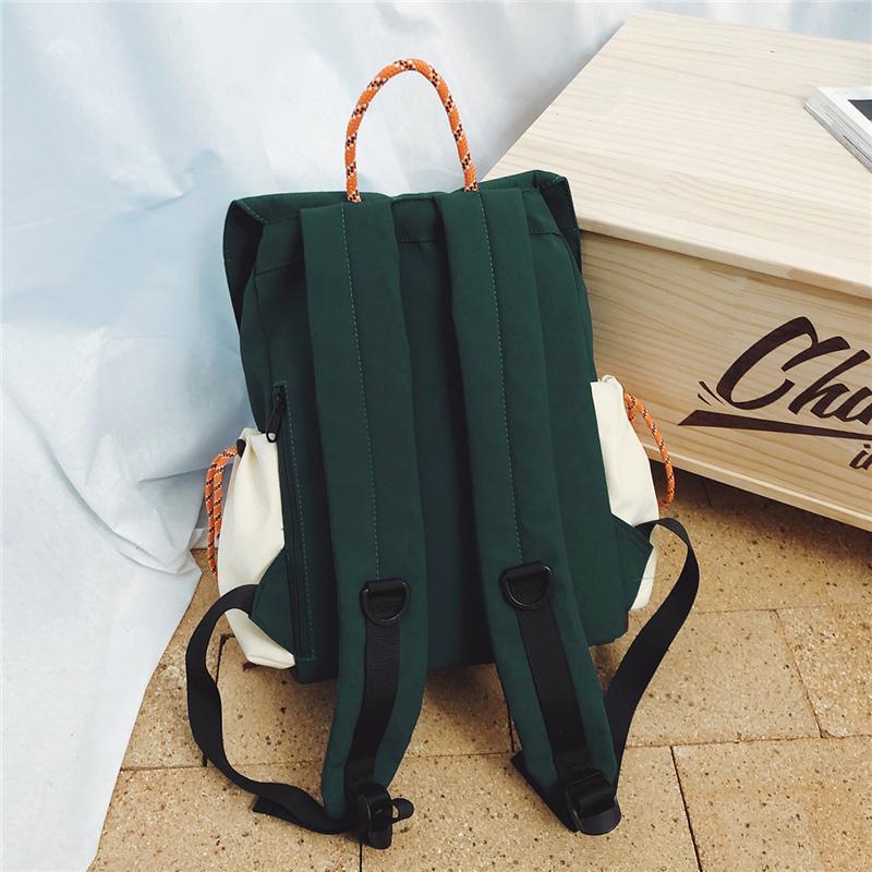 Compact Drawstring Backpack for Women and Men Lightweight Nylon Outdoor Travel Bag