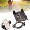 Aluminum Alloy Bicycle Phone Holder Handlebar Clamp Ring Cycling Bracket for Mobiles GPS