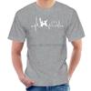 Summer New Arrvial Tshirt Summer Style unisex T Shirts Heartbeat Cocker Spaniel Dog Stylisches Funny T Shirts forunisex