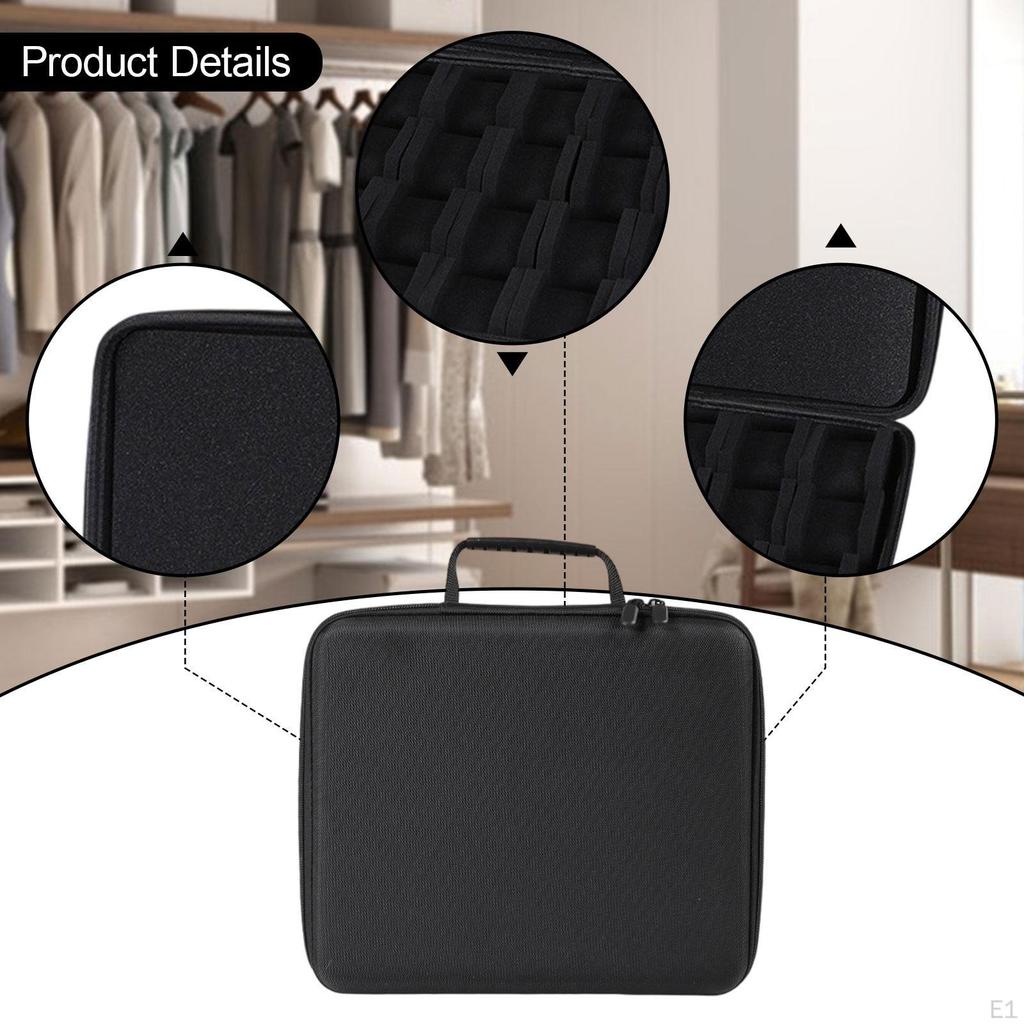 Watch Travel Case Carry Storage Bag Display Holder Shockproof Watches Organizer