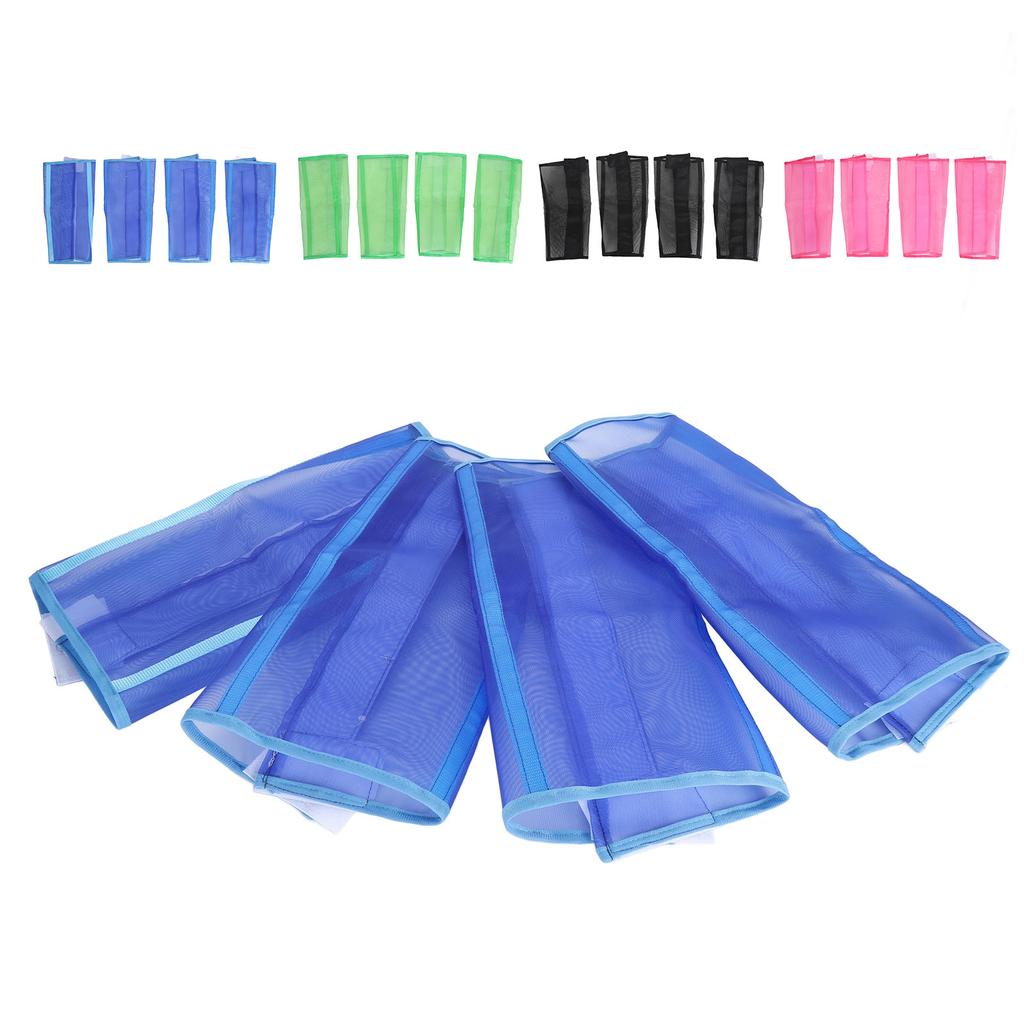 4pcs Horse Leg Boots Breathable Mesh Horse Leg Protective Boots Horse Leg Protector Wraps for Hoof S
