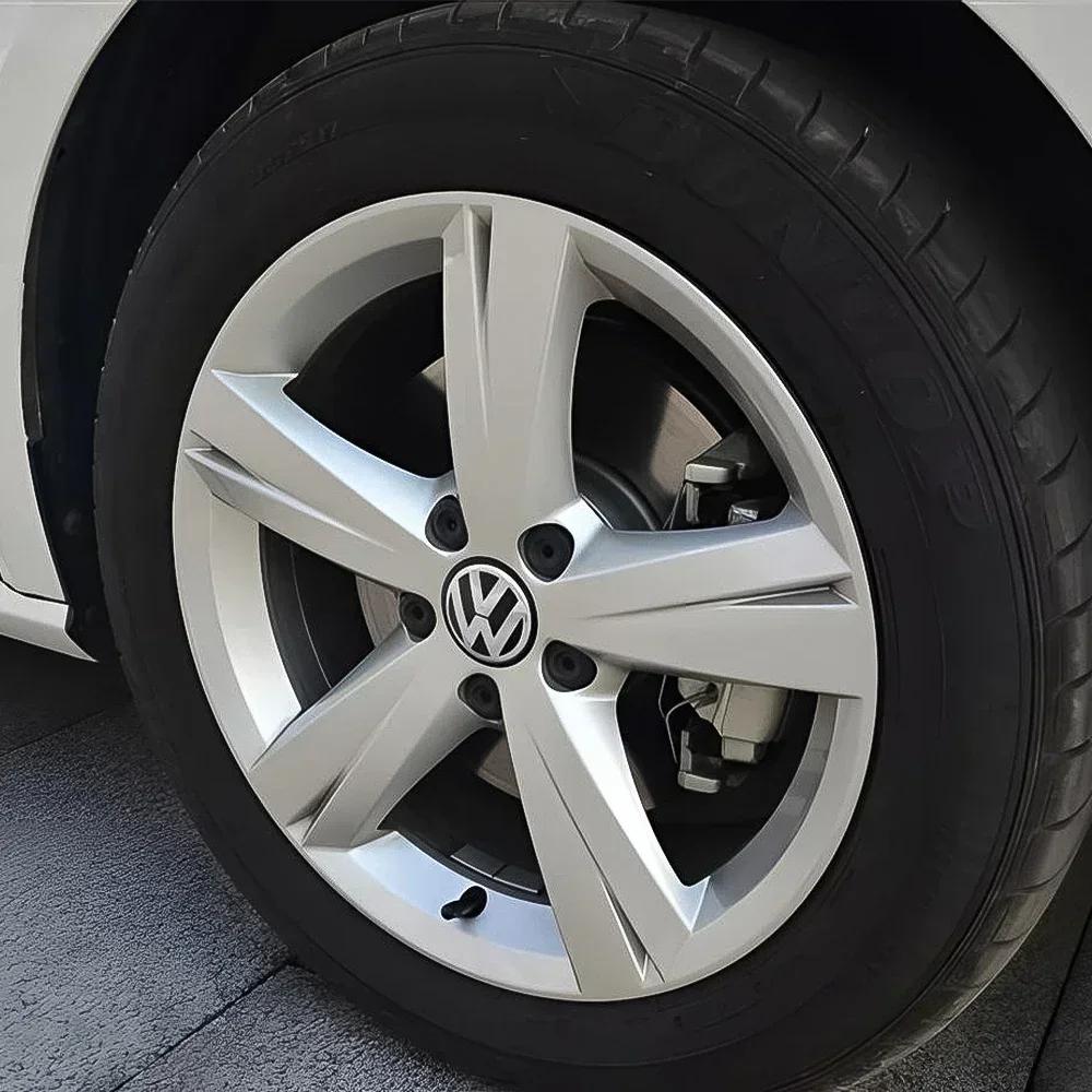 hijk1 4Pcs 56/65/66mm Car Wheel Center Hub Caps Badge Original Hubcaps For Volkswagen VW R GTI Golf 5 7 Caddy Passat b6 Tiguan Polo