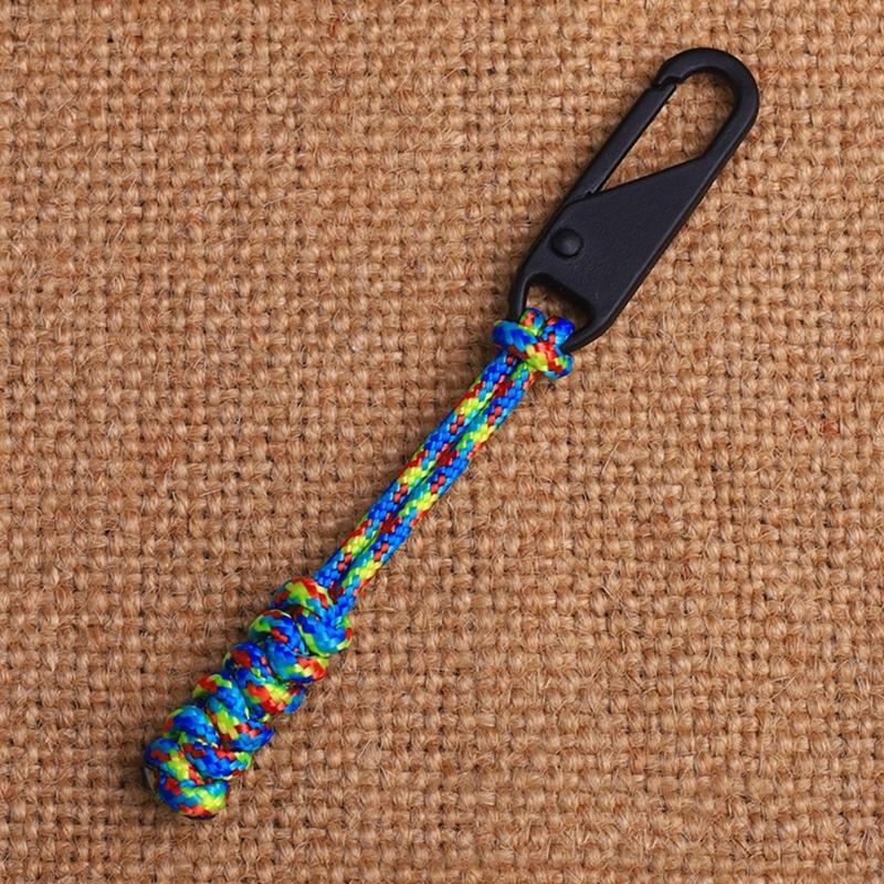5lots Colorful Detachable Zippers Sliders Cord Outdoor Bag Zippers Pull Head for Outdoor Backpacks Use
