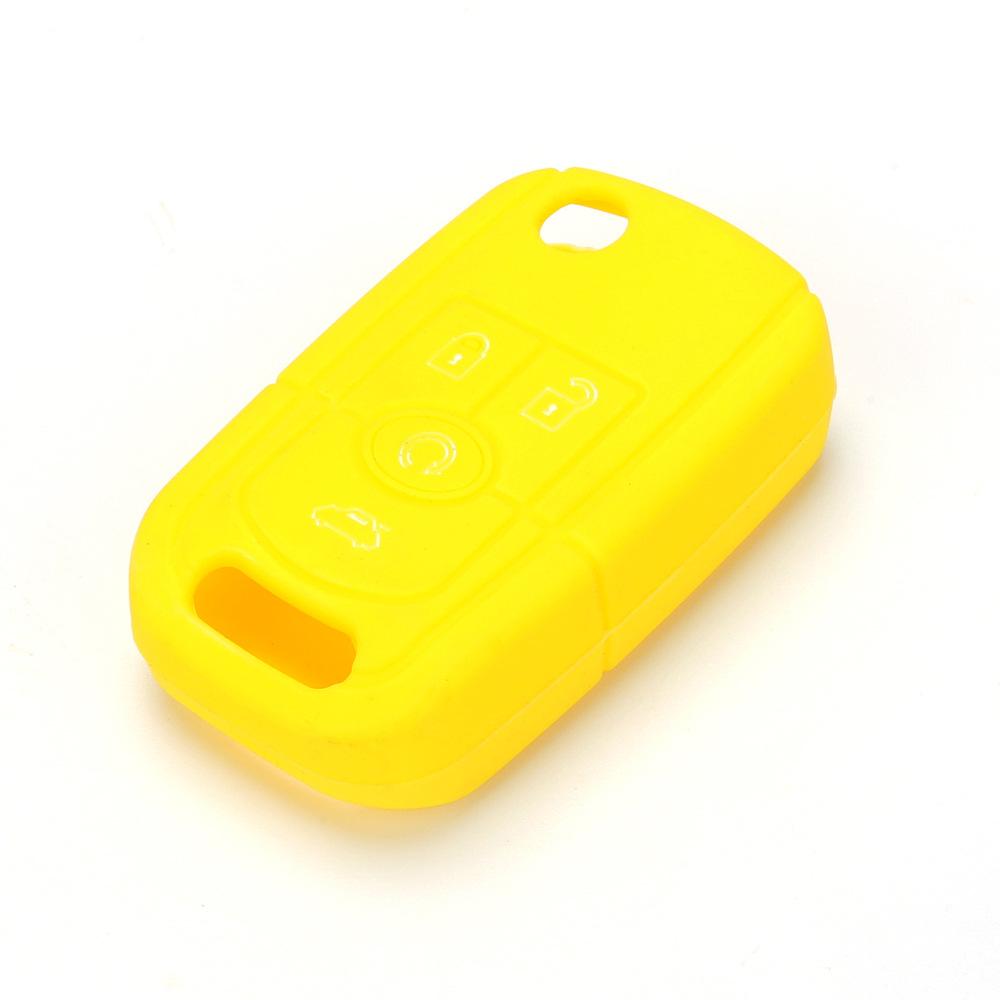 For Buick Excelle Folding 4-button Silicone Key Cover Key Bag Button Oil-filled Car Remote Control Shell Protective Cover