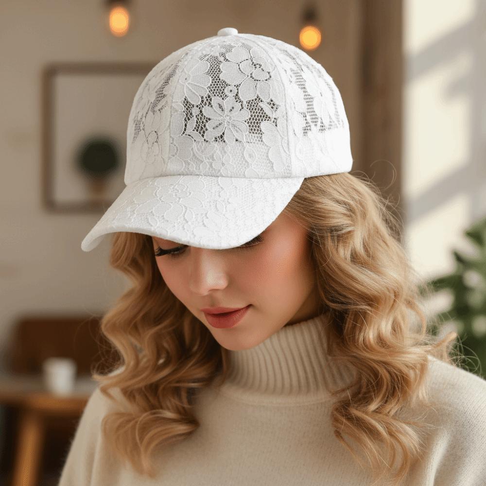 Adjustable Mesh Baseball Hat Breathable Streetwear Hat Fashion Outdoor Sun Hat  For Women