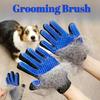 Haustierpflegehandschuhe Effizienter Haarentfernungs-Handschuh Weiche Massage für Hunde Katzen Fliegende Haarentferner Reinigungswerkzeug