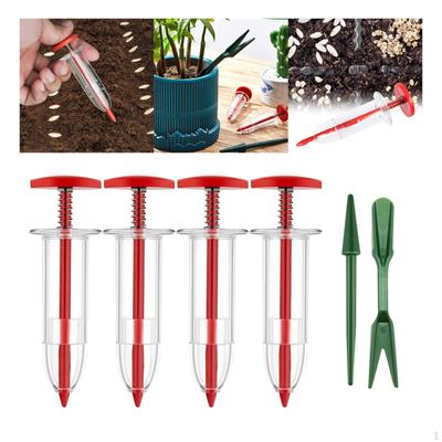 Handheld Seeder Dispenser, Gardening Tools Mini Hand Spreader Garden Planter for Flowerpot