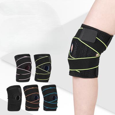 Ginocchiere Sportive Personalizzabili in Gel di Silice per Corsa, Alpinismo e Ciclismo, Ginocchiere Antiurto e Fasce a Pressione per il Fitness.