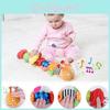 Sozzy Plush Music Crinkle Paper Toy For Infants Soft Comforting Stuffed Caterpillar