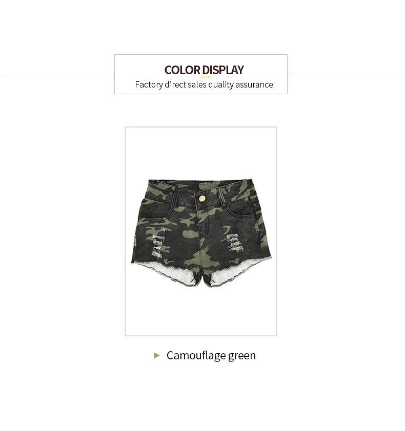 New Sexy Summer Women's High-Waisted Ripped Denim Shorts - European American Hot Pants