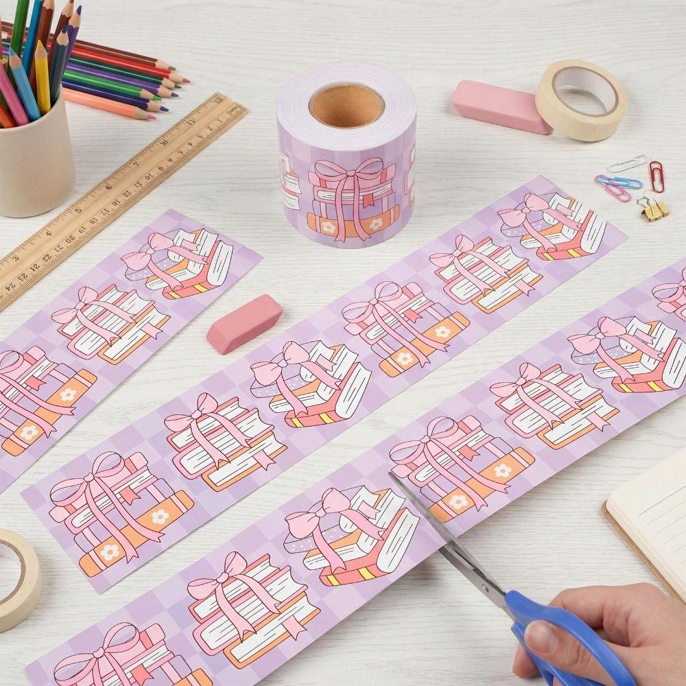 Cartoon Pattern Classroom Border Sticker Self Adhesive Learning Wall Sticker  Teacher Supplies