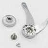 Hydraulic Support Stay Chrome Cabinet Door Hinge with Adjustable Resistance