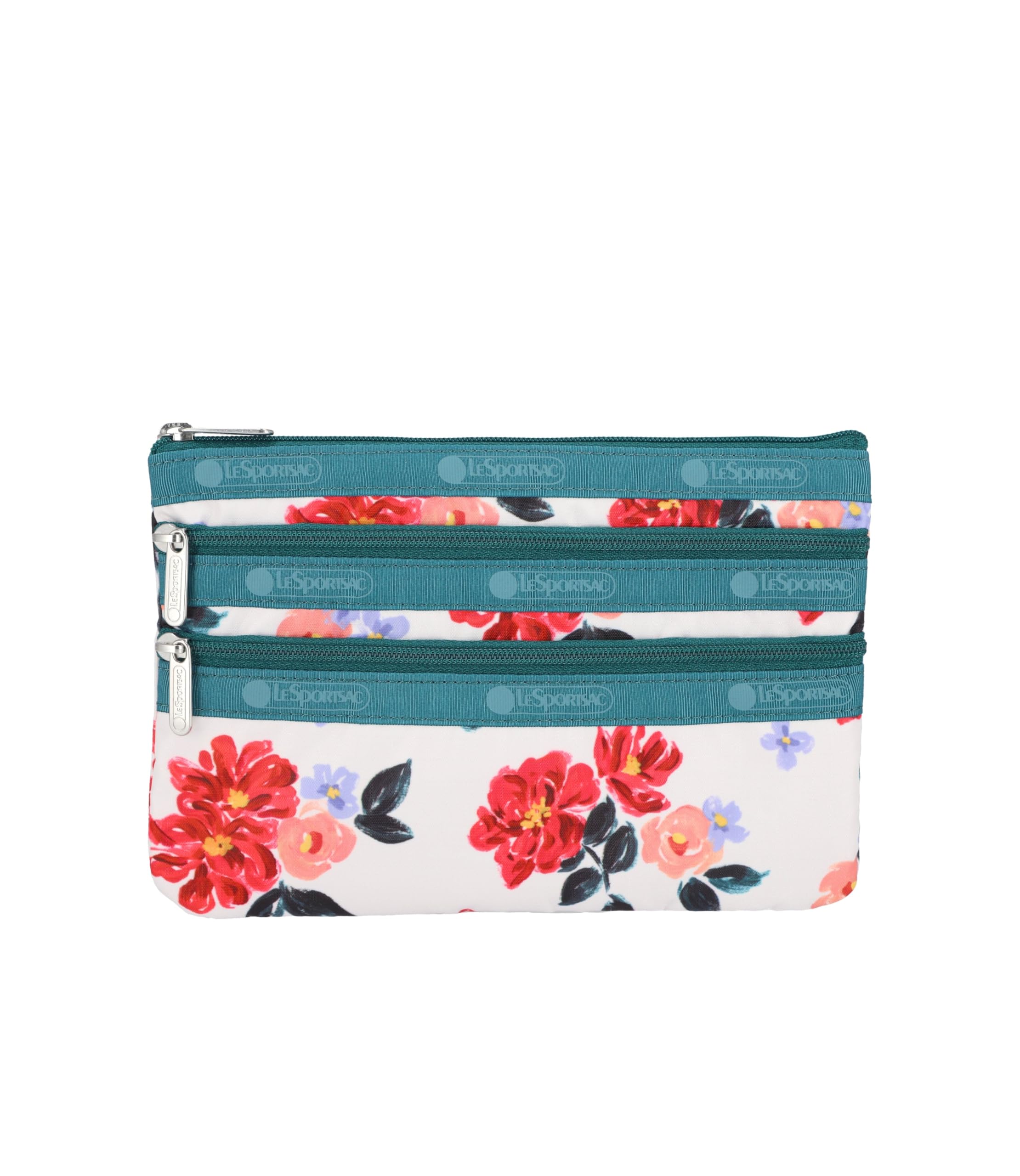 

Pouch 3ZIP Painterly Floral [LeSportsac] [Official] COSMETIC/7158