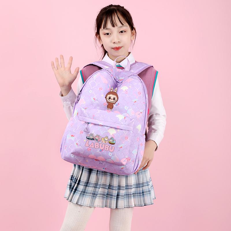3Pcs/set Backpack for Girl School Teen Student Knapsack Women Rucksack with Lunch Bags Pencil Bag Fish Scale Style Bags