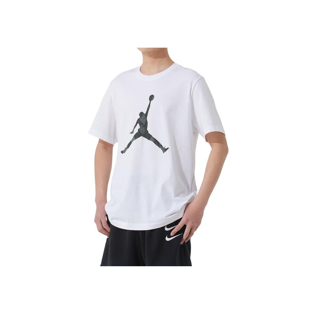 Jordan Dri-FIT Comfortable Breathable Stylish Short Sleeve T-Shirt Men Tops White HJ2863102