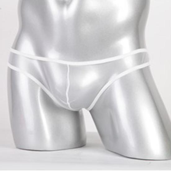 Men Briefs Stretchy See-through Low Waist No Bound Feeling Mesh Men Underpants Inner
