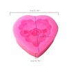 New 3D Rose Bowknot Flowers Silicone Chocolate Mould Heart Love Soap Mold Candle Polymer Clay Mold Crafts DIY Forms Soap Base