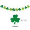 Kleeblatt Buchstabenbanner Hängende Wirbeldeko Kleeblatt Hängende Wirbel Hängende Deko für Irische Deko Haus Party Mitgebsel Zubehör