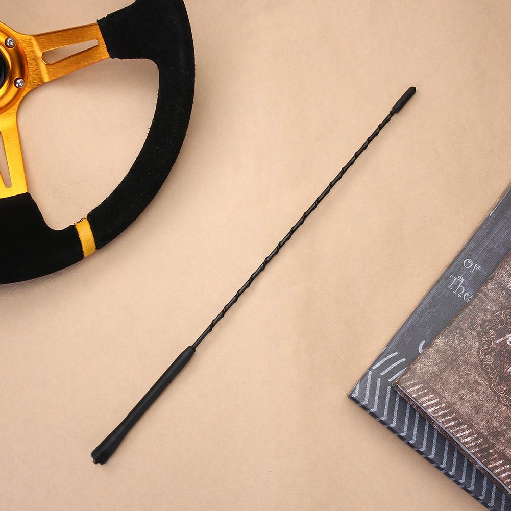Universal Auto Roof Mast Whip Antenna AM/FM Amplified Booster Antenna 16inch Signal Aerial Antenna for BMW