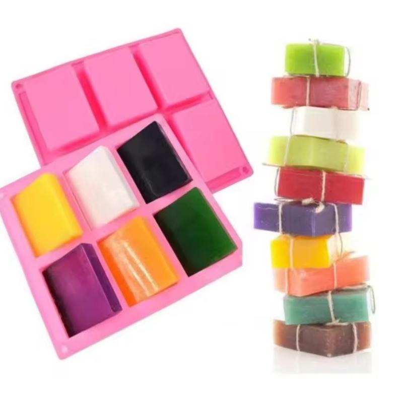 DIY Silicone Rectangle Cake Pan Square Soap Molds Pudding Muffin Loaf Brownie Cornbread Mould