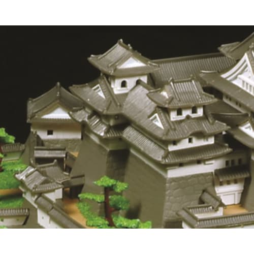 Doyusha 1/500 Japan's Famous Castles Standard Himeji Castle Plastic Model S-21 Molded Color
