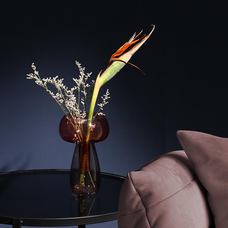 Transparente Glas Hydroponik Kleine Vase Luxuriöses Handwerk Blumenarrangement Behälter Zimmer Tisch Blumenvase Hochzeitsdekoration