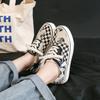 Herren Vulkanisierte Schuhe Frühling Herbst Neue Karomuster Canvas Schuhe Unisex Paarschuhe Lässige Retro Farbabstimmung Herren Freizeitschuhe