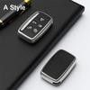 TPU skórzana obudowa kluczyka do samochodu uchwyt do Land Rovera A9 Range Rover Sport Evoque Freelander 2 Velar Jaguar XE XJ XJL XF E-PACE