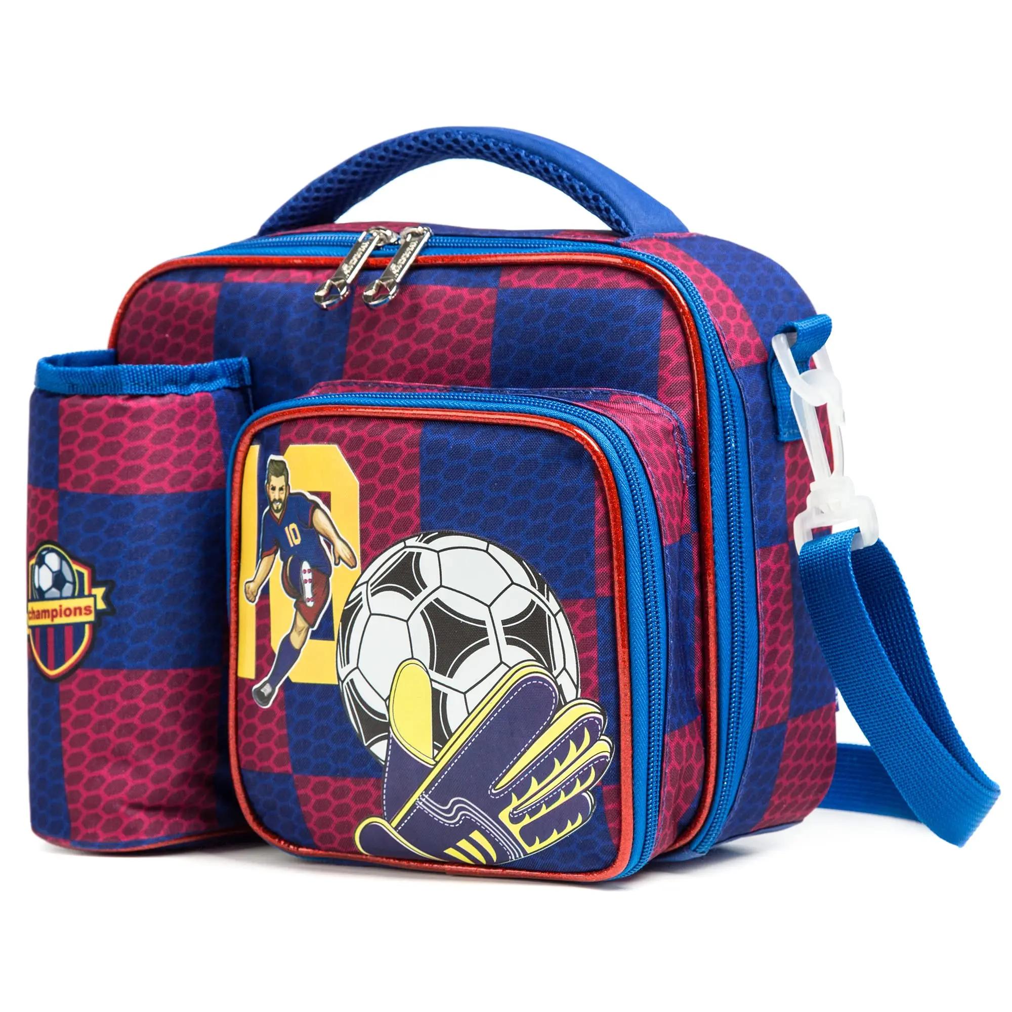 Сумка для обеда для девочек Изолированная сумка-тоут для обеда для мальчиков с регулируемым плечевым ремнем и прочной ручкой для детей 33x 27 x 6cm 1980₽