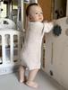 Baby-Strick-Strampler aus Baumwolle - Punktmuster für Herbst/Winter