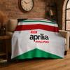 Racing Car A-Aprilia Logo Moto Flannel Blanket Soft Warm Throw Blanket for Bedroom Living Room Bed Travel Camping Picnic Gift