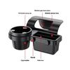 Car Side Door Window Storage Box Mount Tray Organizer Cup Holder Phone Stand Rack Key And Wallet Holder Easy Install Large Car Organizer Box